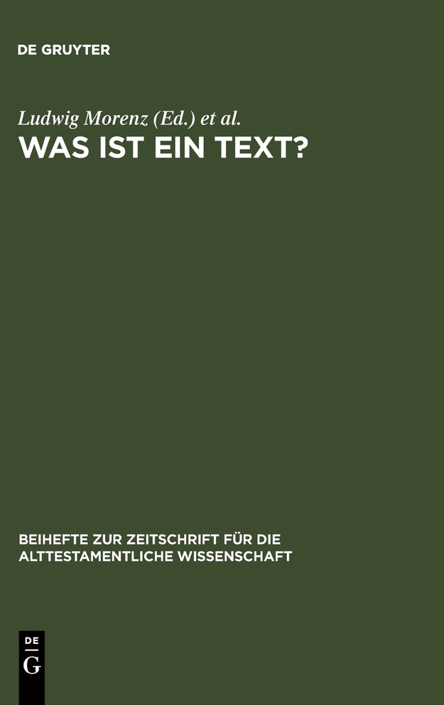 Was ist ein Text?