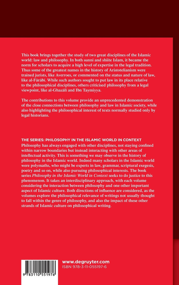 Philosophy and Jurisprudence in the Islamic World