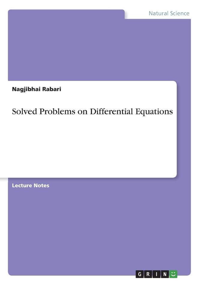 Solved Problems on Differential Equations