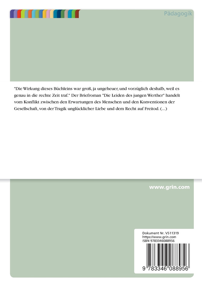 Der Werther-Effekt. Was für ein Einfluss kann Literatur auf Menschen haben?