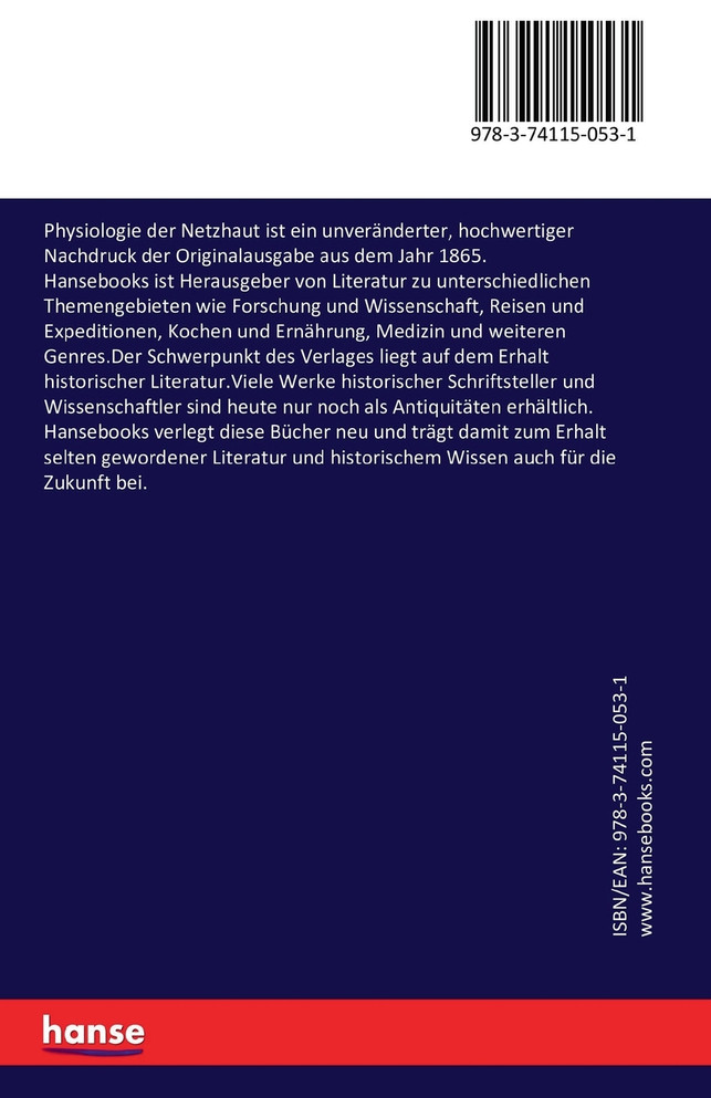 Physiologie der Netzhaut