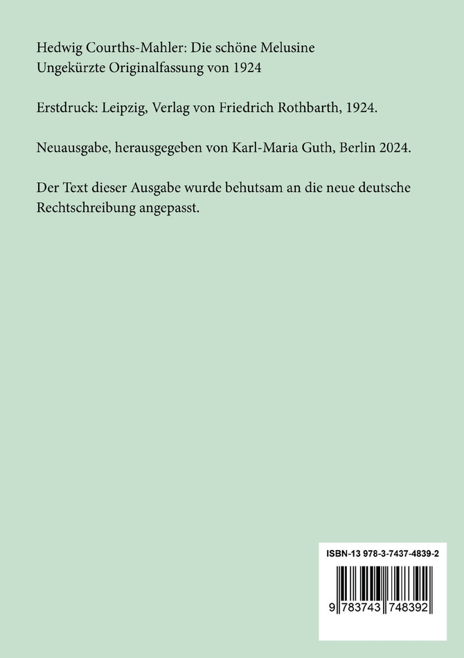 Die schöne Melusine