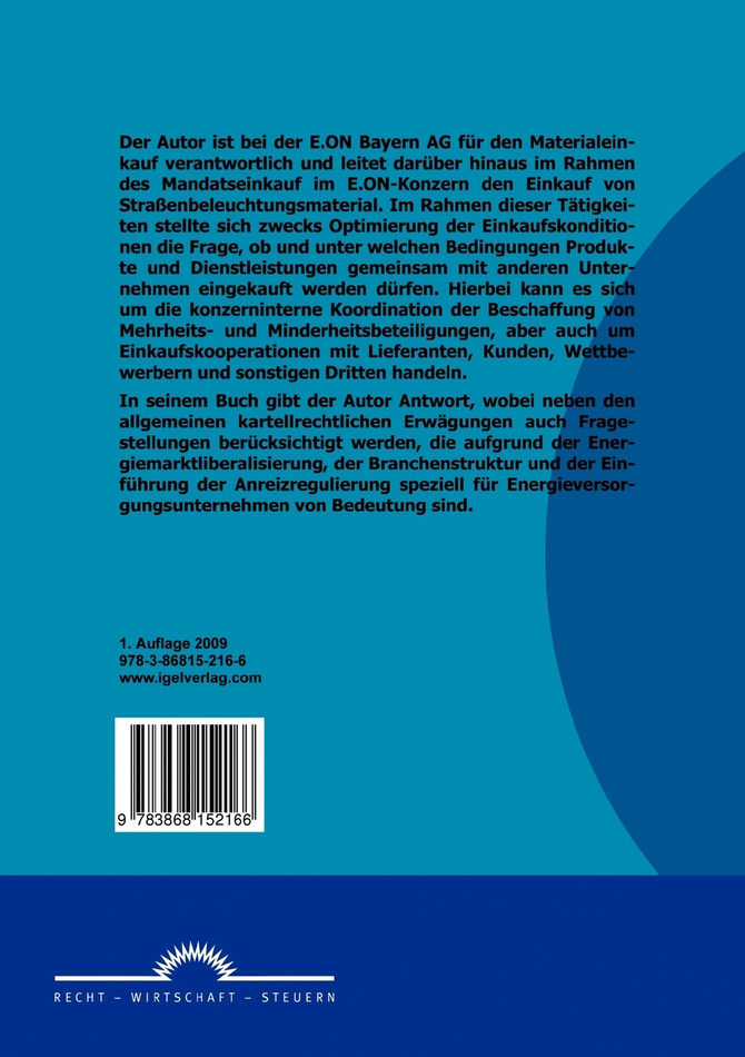 Kartellrechtliche Grenzen bei Einkaufskooperationen von Energieversorgungsunternehmen