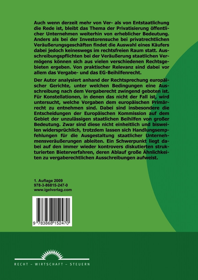 Privatisierung öffentlicher Unternehmen