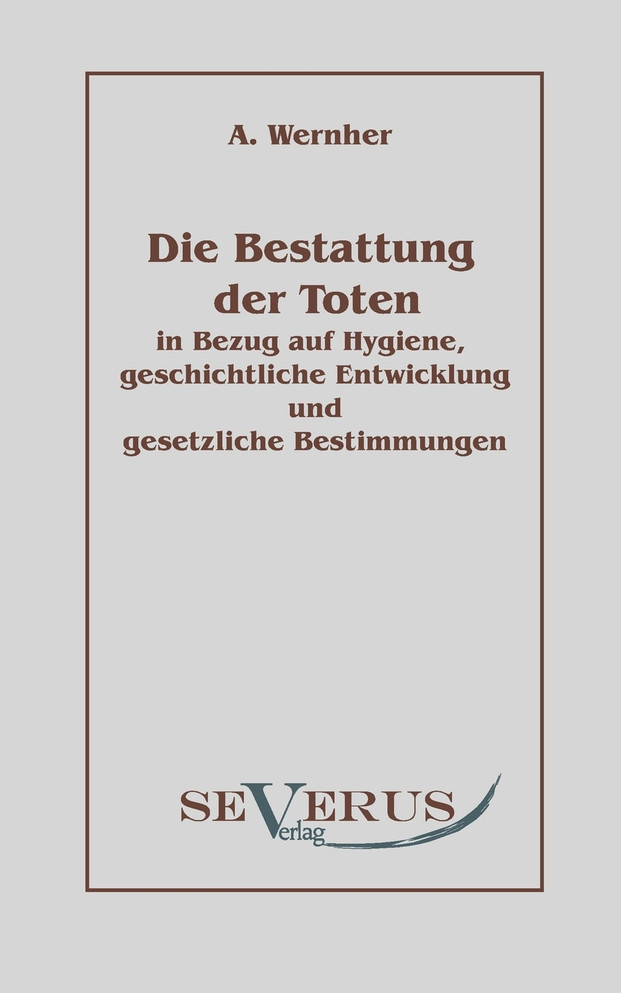 Die Bestattung der Toten