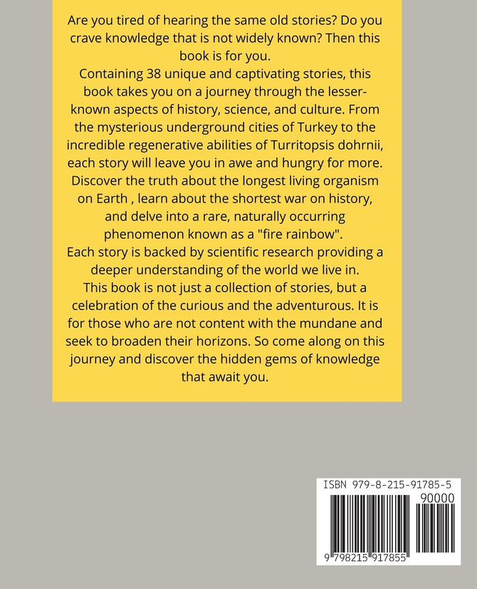 Hidden Gems  38 Intriguing Stories  of Little-Known Knowledge