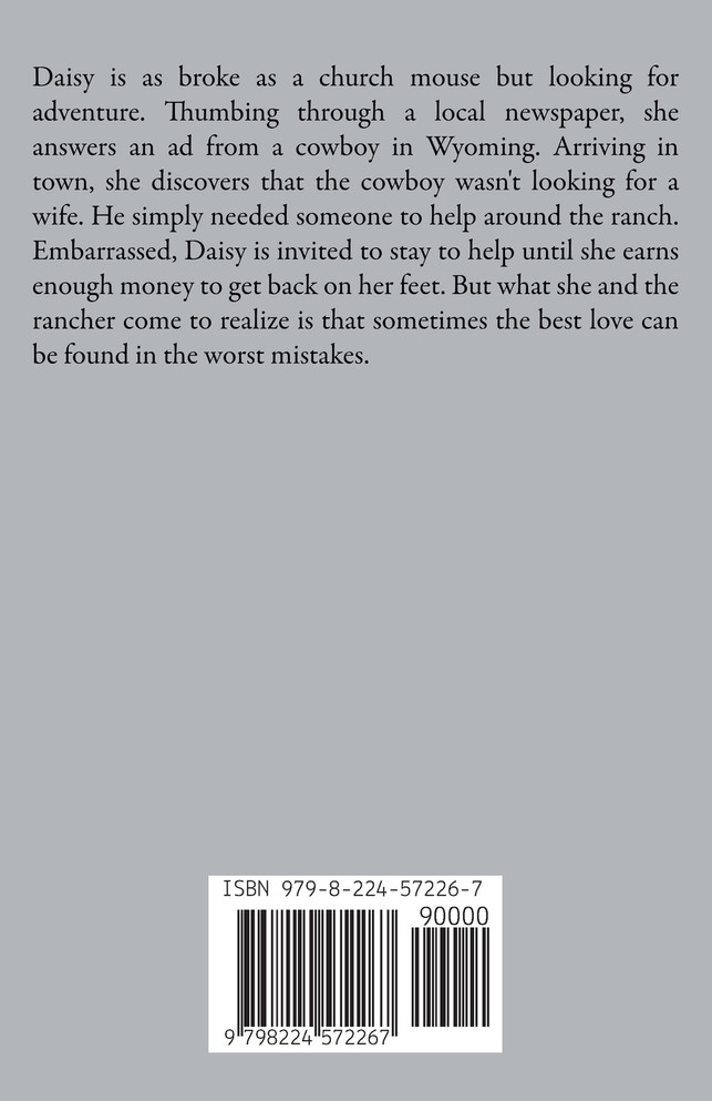 The Mail Order Bride of Cheyenne