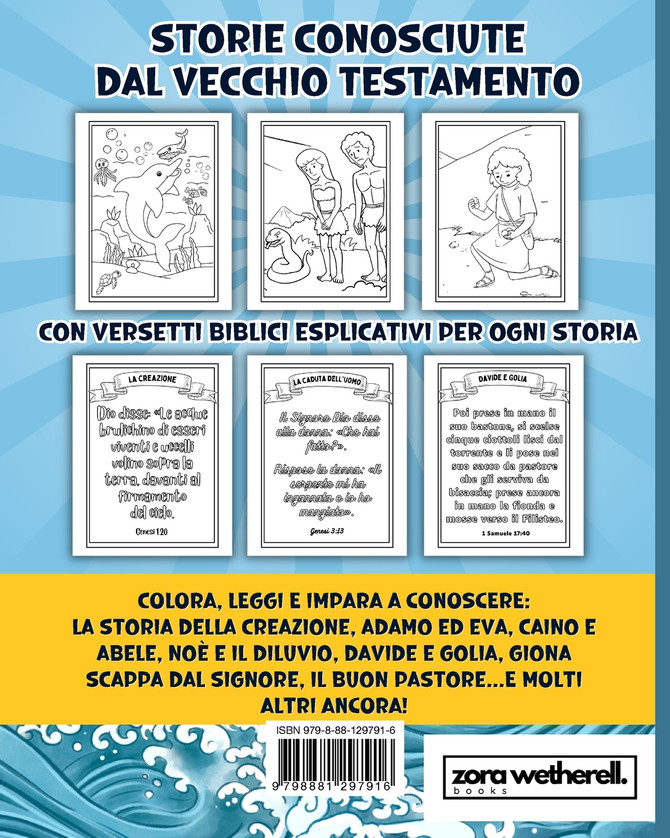 La Bibbia Libro da Colorare per Bambini