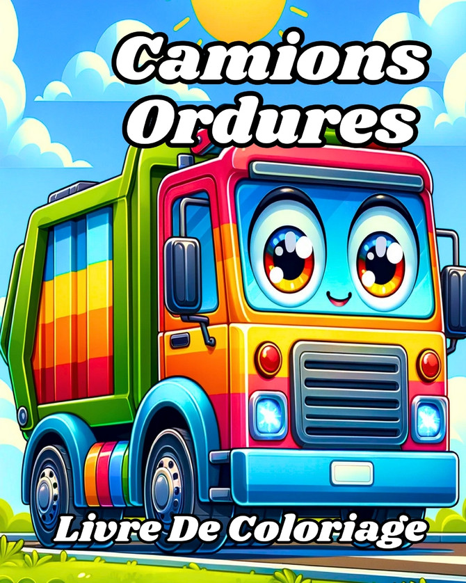 Livre de coloriage des Camions Ordures