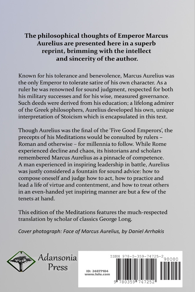 The Meditations of Marcus Aurelius Antoninus