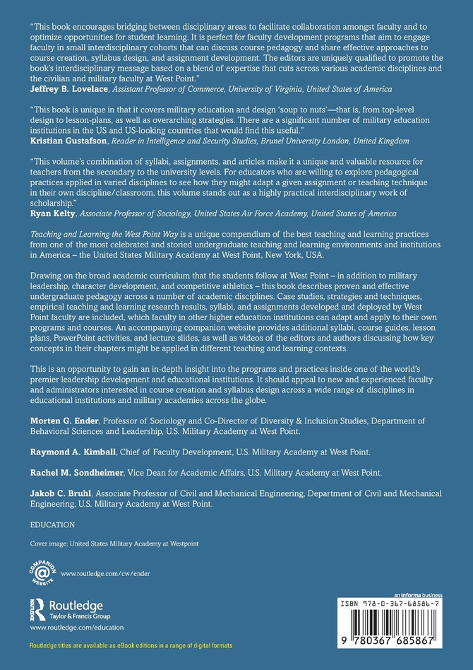 Teaching and Learning the West Point Way