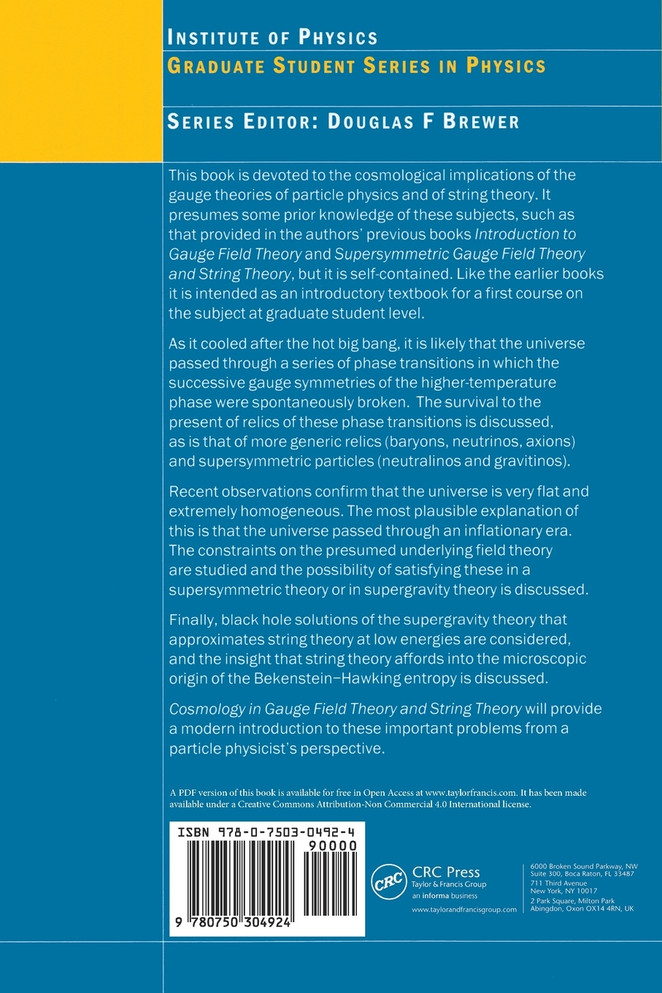 Cosmology in Gauge Field Theory and String Theory
