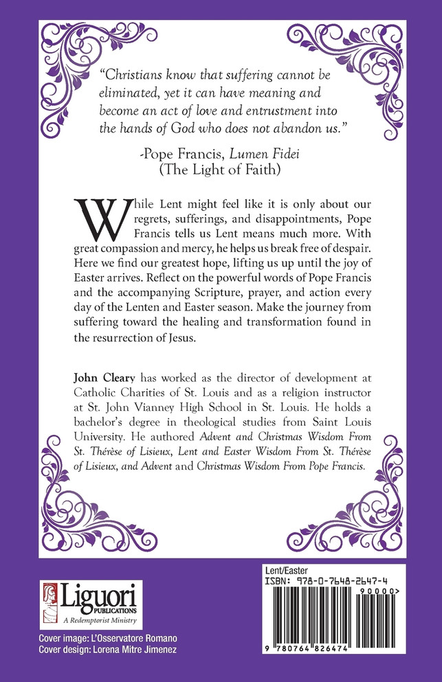 Lent and Easter Wisdom from Pope Francis
