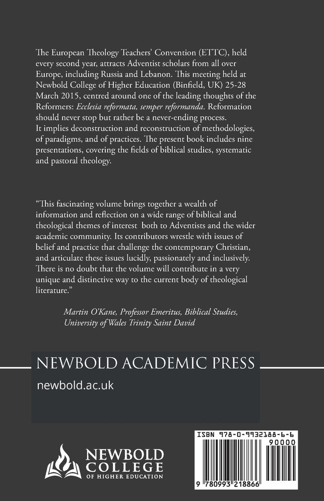 Ecclesia Reformata, Semper Reformanda