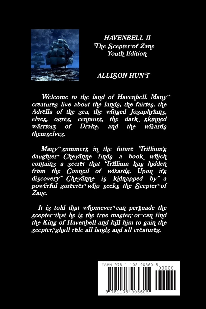 Havenbell 2 - The Scepter of Zane - Youth Edition- Allison Hunt