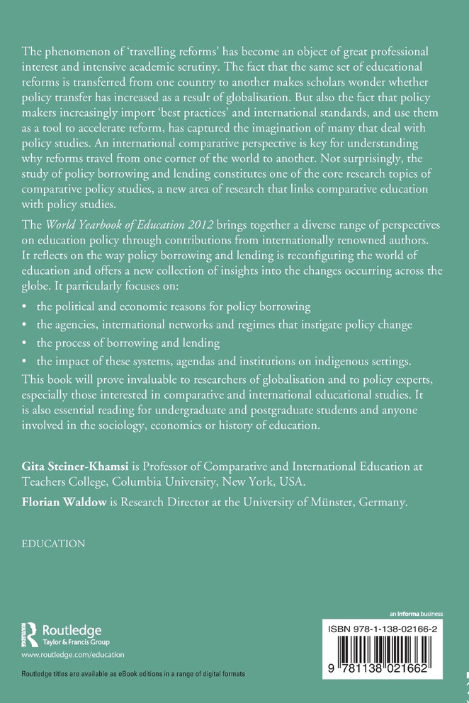 World Yearbook of Education 2012