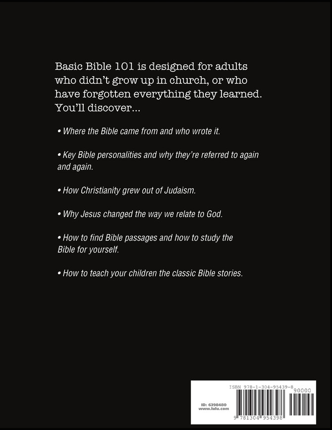 Basic Bible 101 Old Testament Leader's Guide