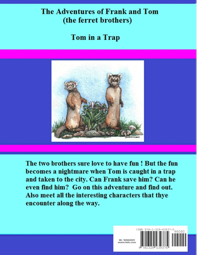 Frank and Tom (the ferret brothers) Tom in a Trap