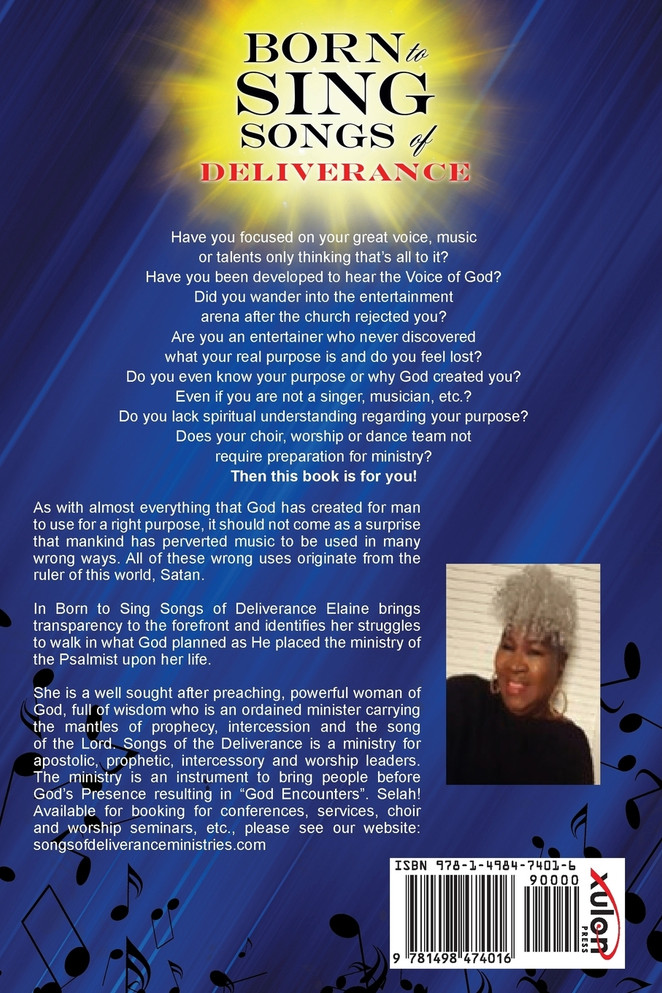 Born To Sing Songs of Deliverance