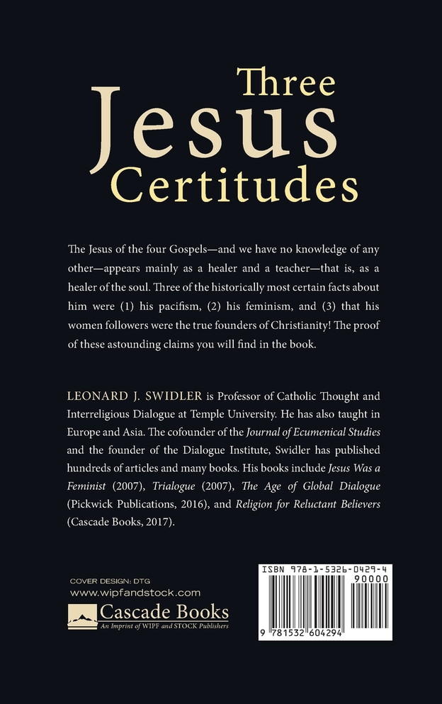 Three Jesus Certitudes