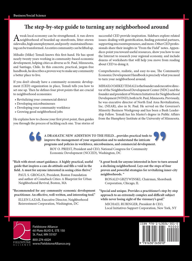 The Community Economic Development Handbook