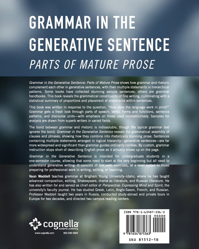 Grammar in the Generative Sentence