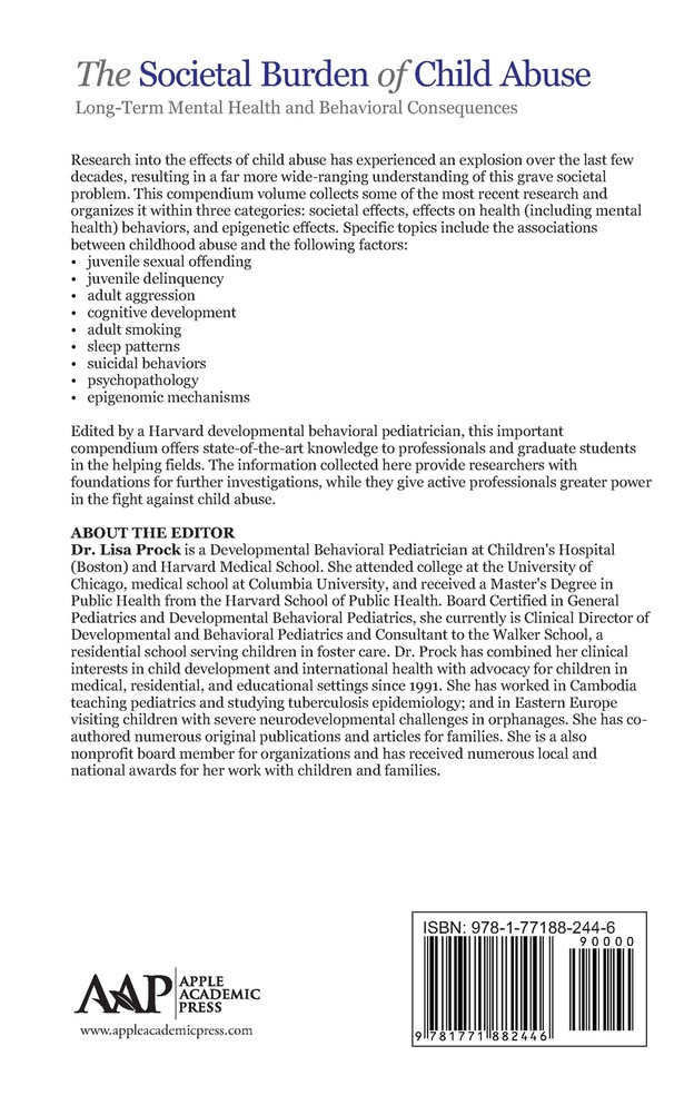 The Societal Burden of Child Abuse