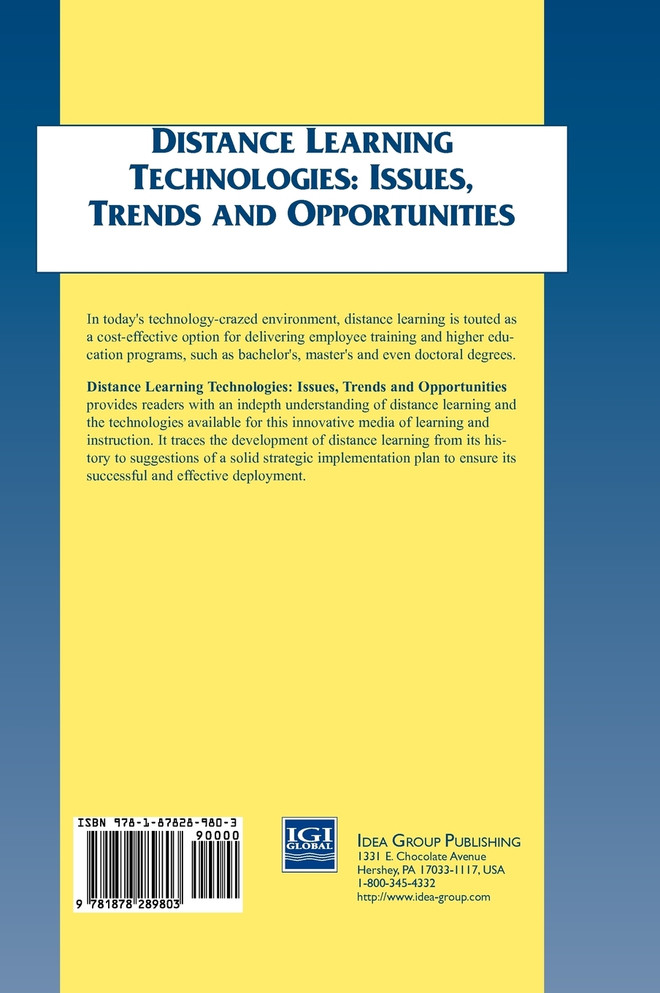 Distance Learning Technologies