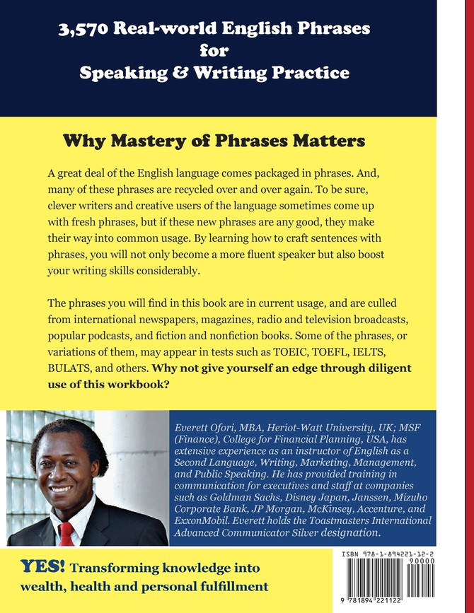 3,570 Real-world English Phrases for Speaking and Writing Practice - Volume 1