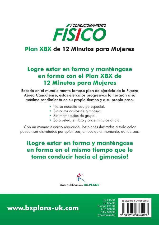 Acondicionamiento Fisico - Plan XBX de 12 Minutos para Mujeres