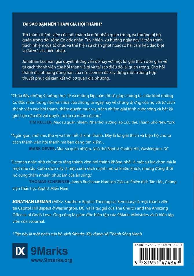 Church Membership / TƯ CÁCH THÀNH VIÊN CỦA HỘI THÁNH