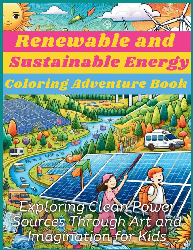 Renewable and Sustainable Energy Coloring Adventure Book