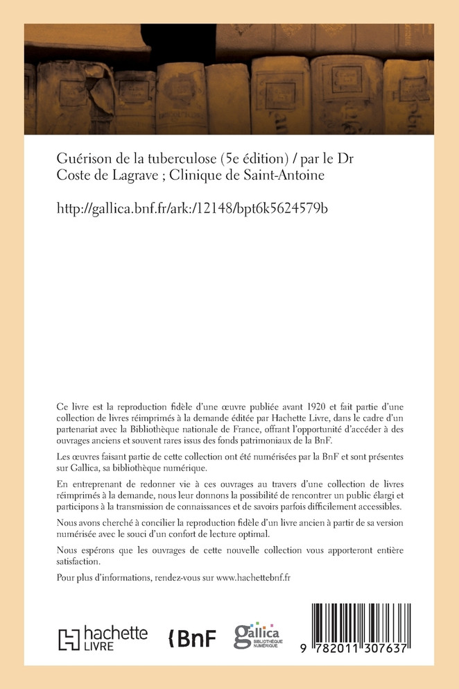 Guérison de la tuberculose 5e édition