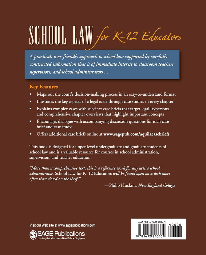 School Law for K-12 Educators