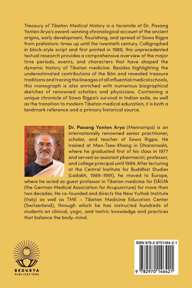 Treasury of Tibetan Medical History (Bod kyi gso ba rig pa'i lo rgyus kyi bang mdzod)