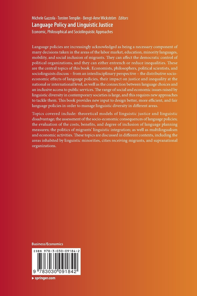 Language Policy and Linguistic Justice