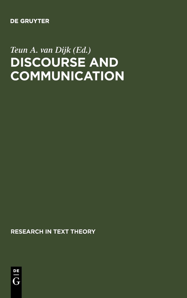 Discourse and Communication