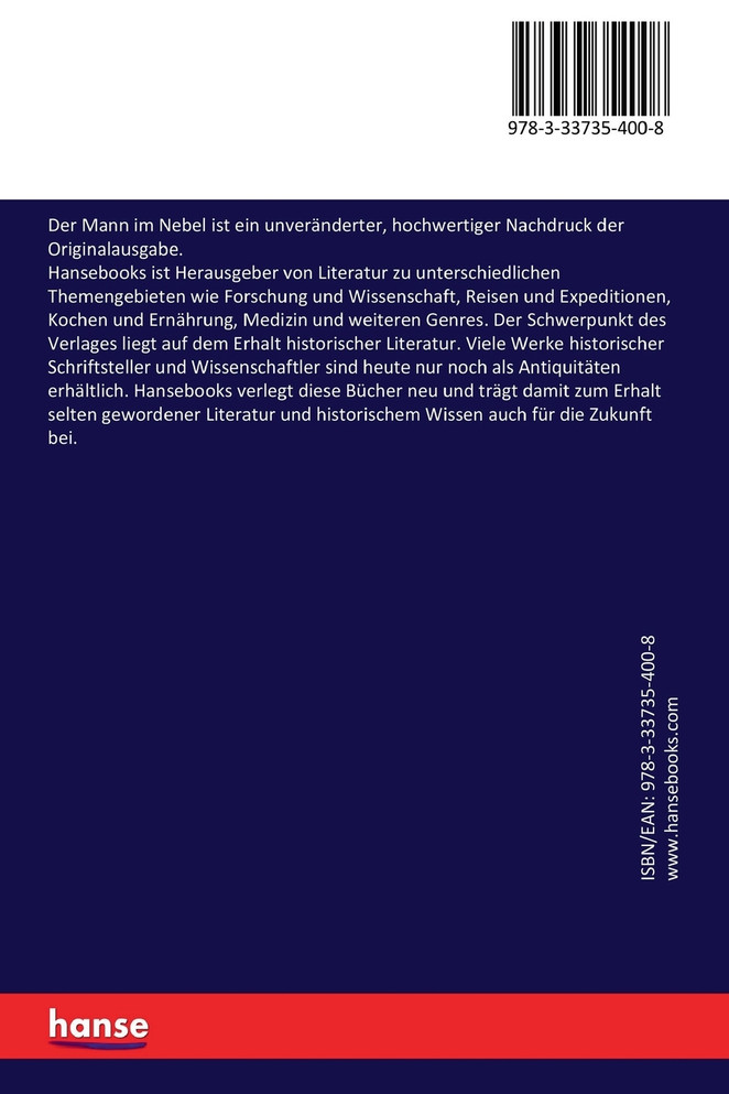 Der Mann im Nebel
