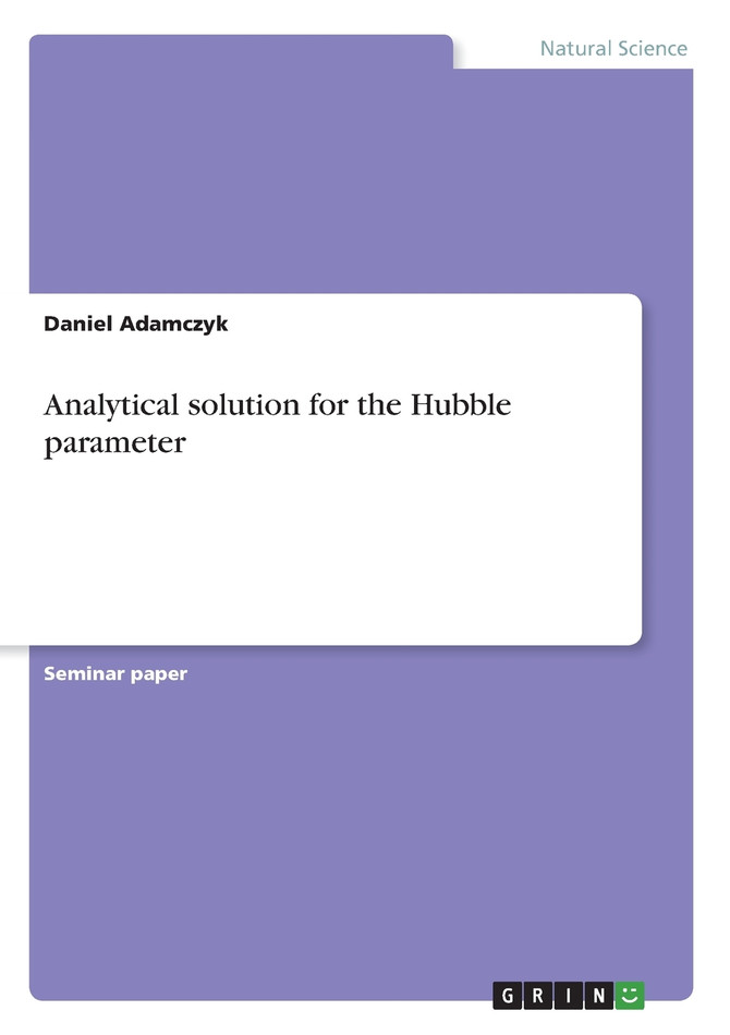 Analytical solution for the Hubble parameter