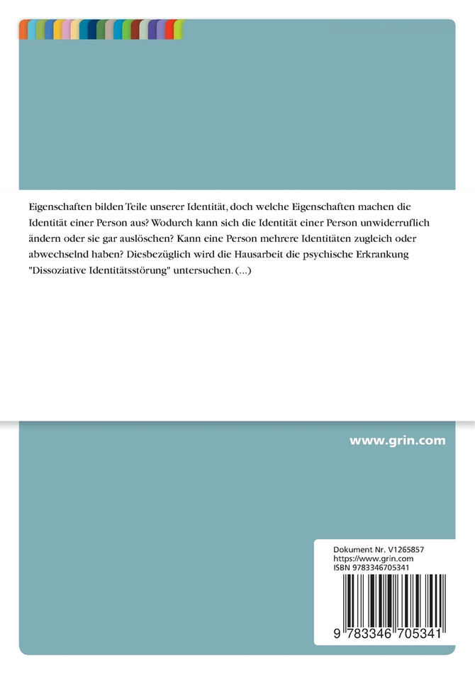 Multiple Persönlichkeiten. Inwieweit entscheiden psychische und physische Kriterien über die Identität?