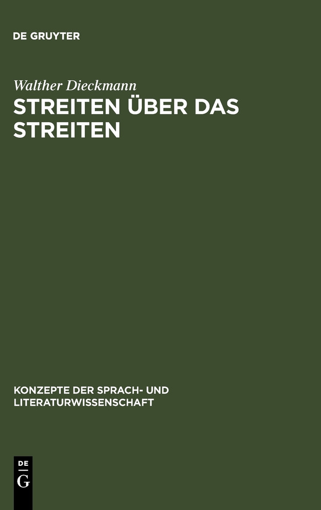 Streiten über das Streiten