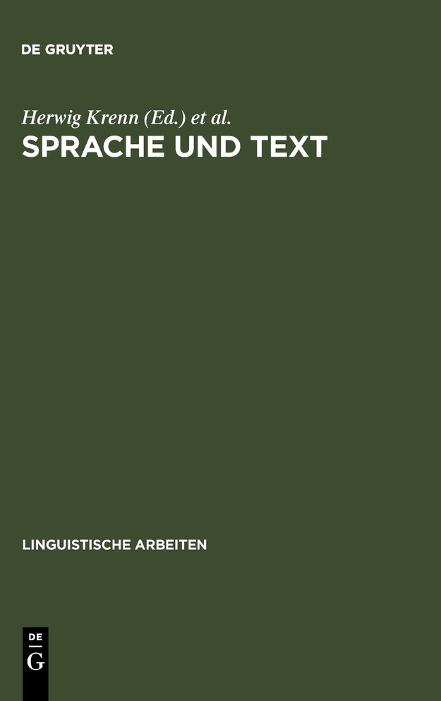 Sprache und Text