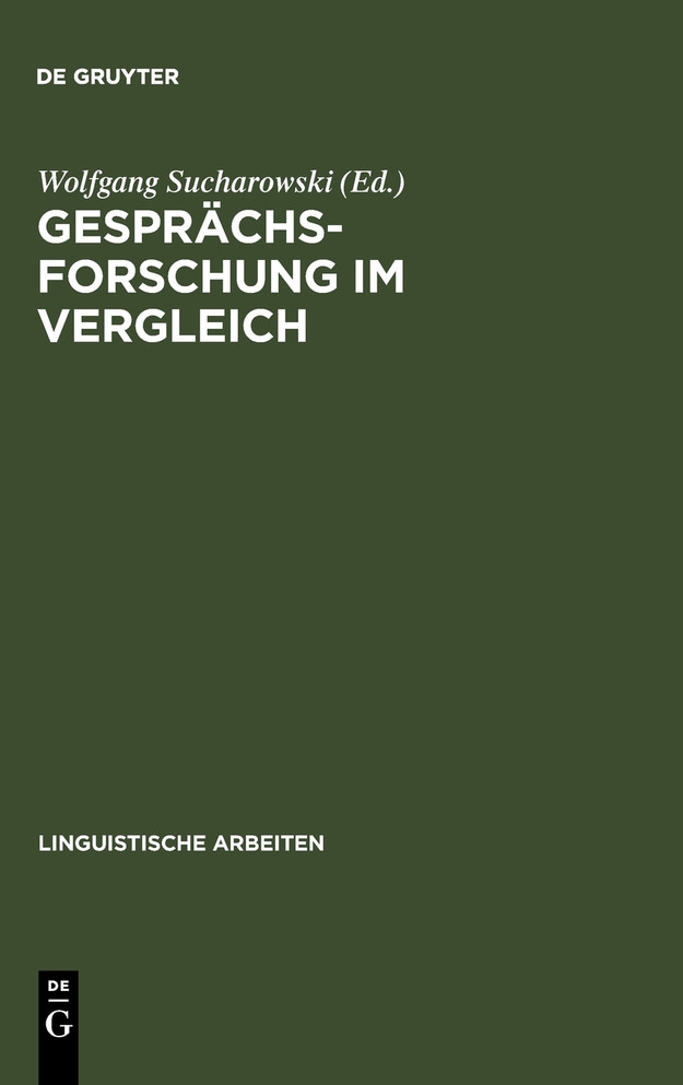 Gesprächsforschung im Vergleich