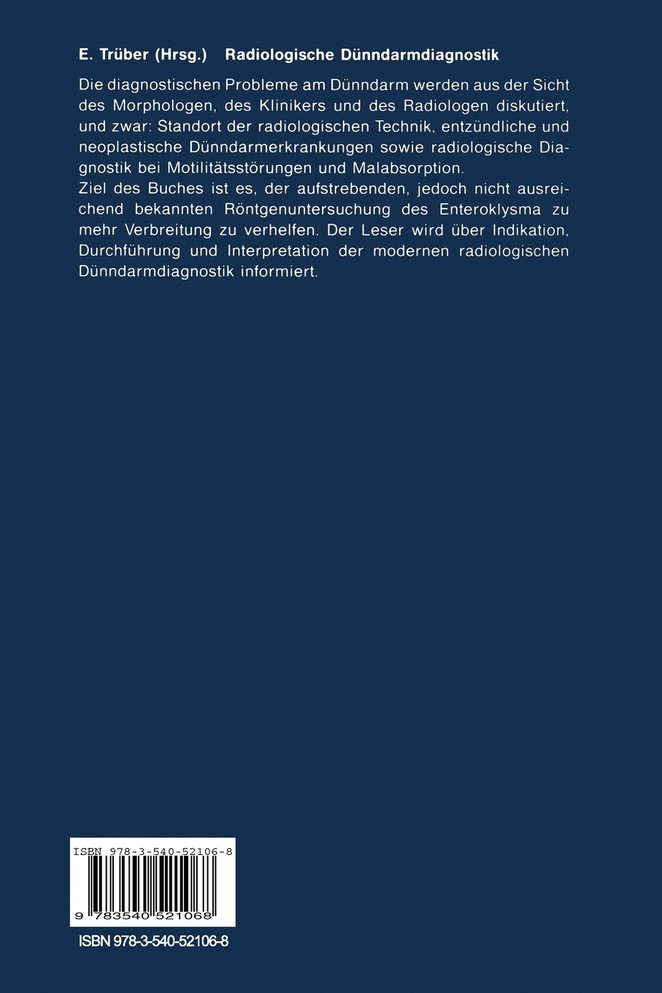 Radiologische Dünndarmdiagnostik