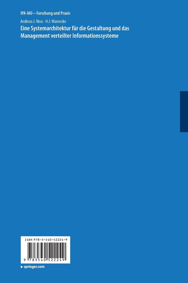 Eine Systemarchitektur für die Gestaltung und das Management verteilter Informationssysteme