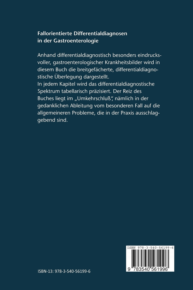 Fallorientierte Differentialdiagnosen in der Gastroenterologie