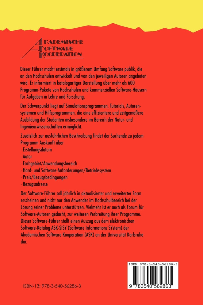 Software-Führer '93/'94 Lehre und Forschung