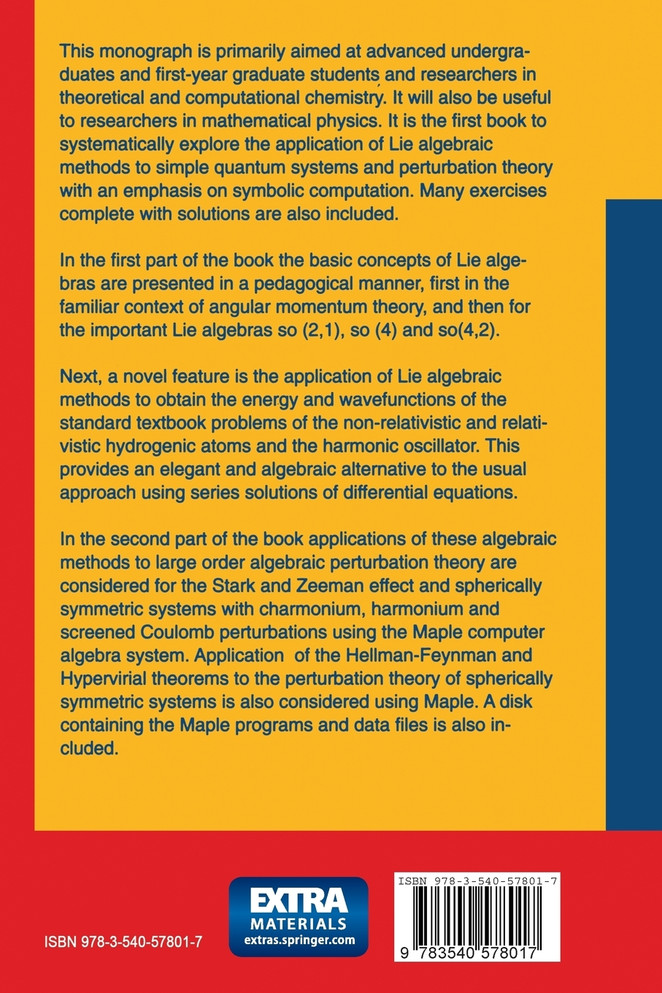 Algebraic Approach to Simple Quantum Systems