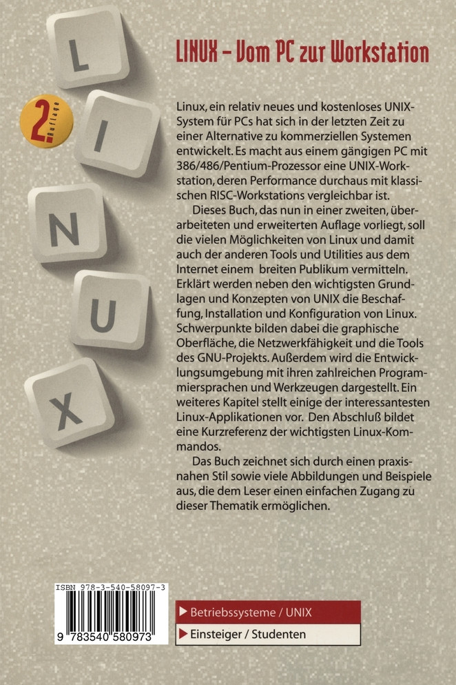 LINUX Vom PC zur Workstation
