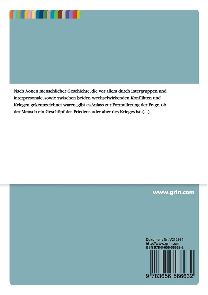 Un-Möglicher Friede?